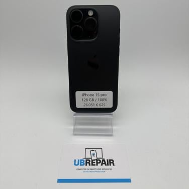 Apple iPhone 15 pro 128 GB zwart titanium