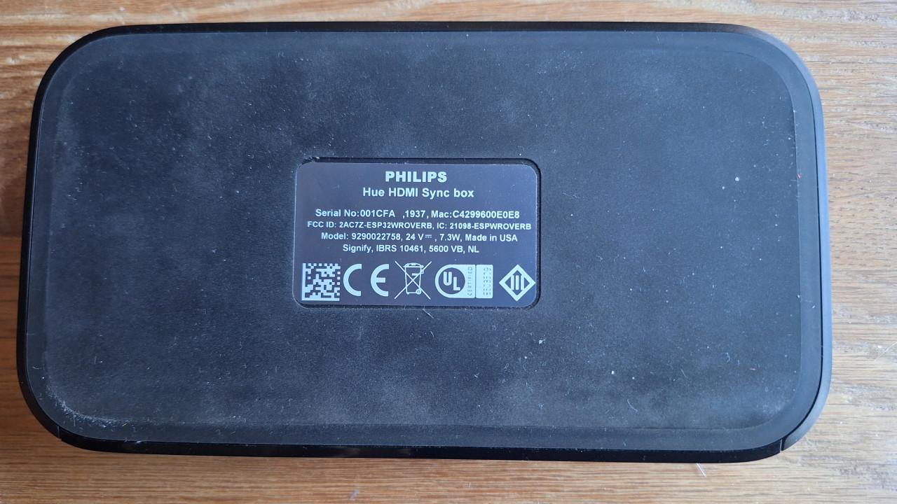 Hue sync box