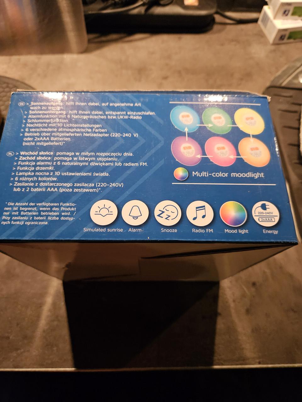 Zgan Electro Wake-up Light - Wekker met Licht en Geluid