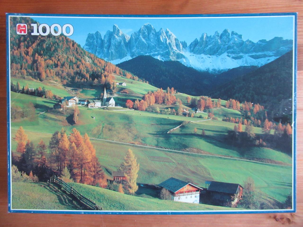 Leuke volledige puzzel van 1000 stukjes, zo goed als nieuw