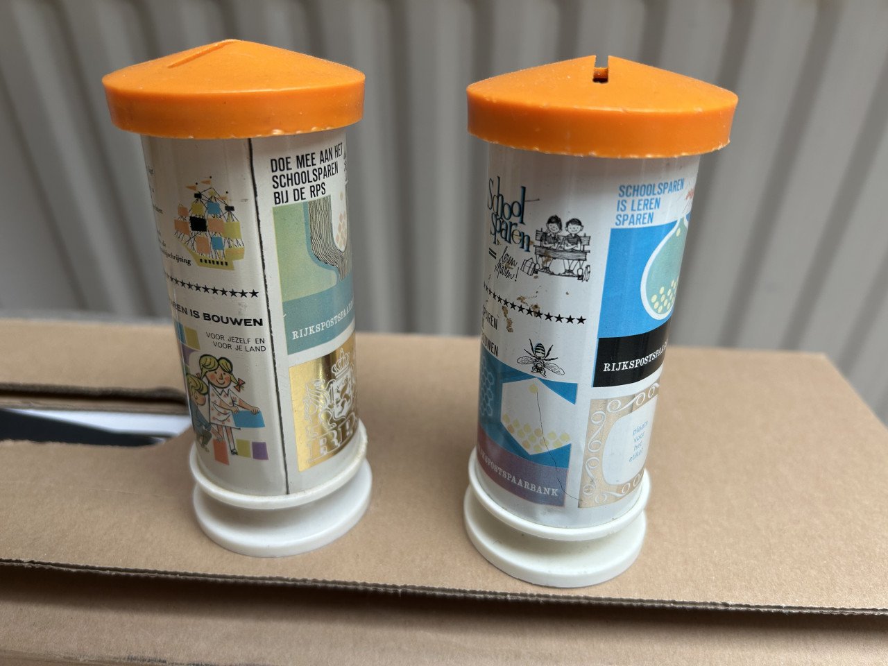 2 spaarpotten rijkspostspaarbank