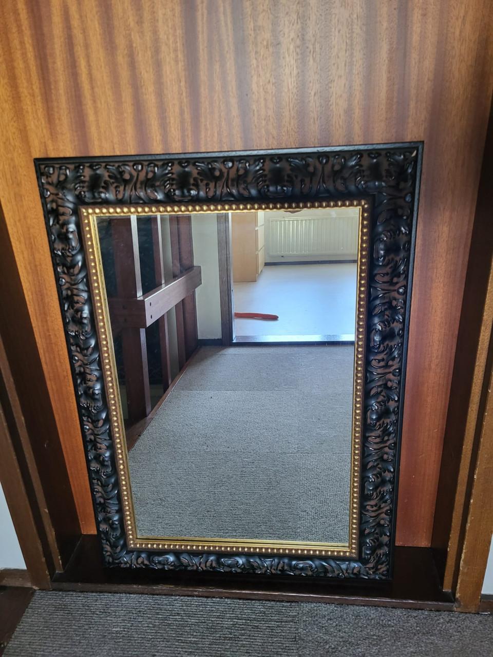Spiegel barok statement 76 x 55,5 cm hout bruin goud