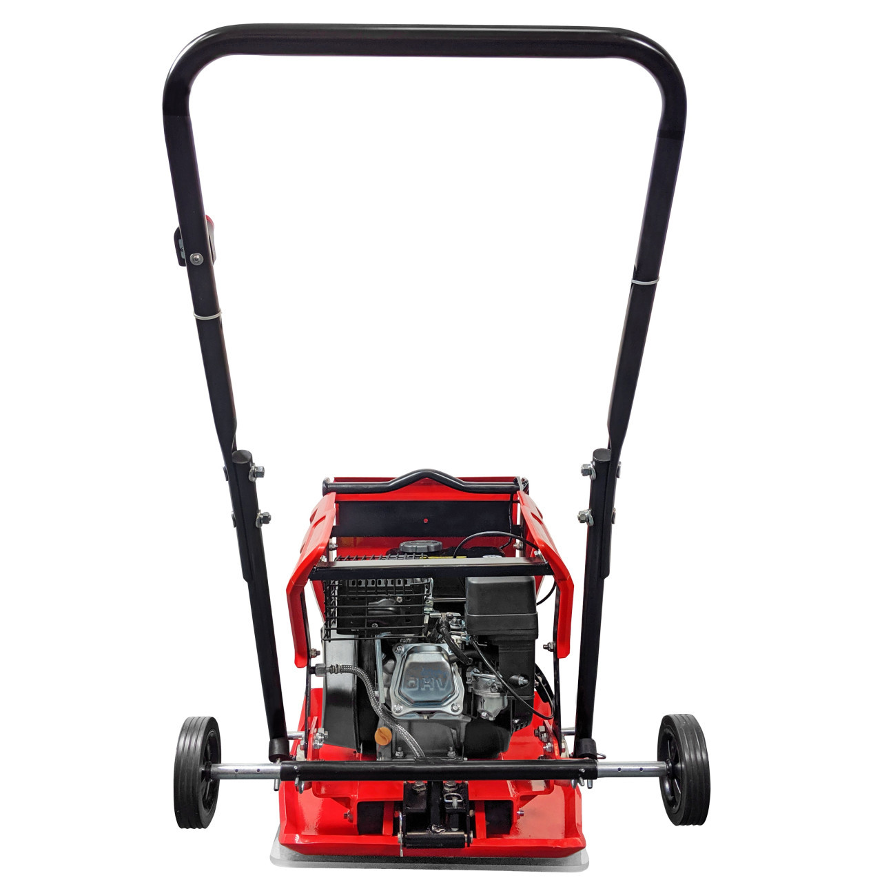 Trilplaat, 6,5pk motor, 111kg, ca. 2.550kg slagkracht, gratis mat
