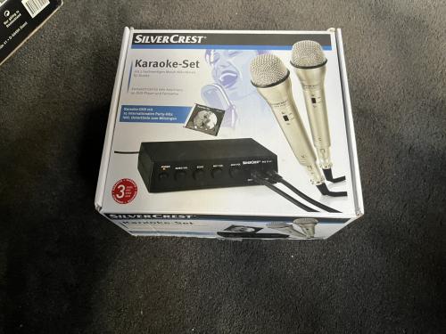Mirofoonset Silvercrest Karaoke set