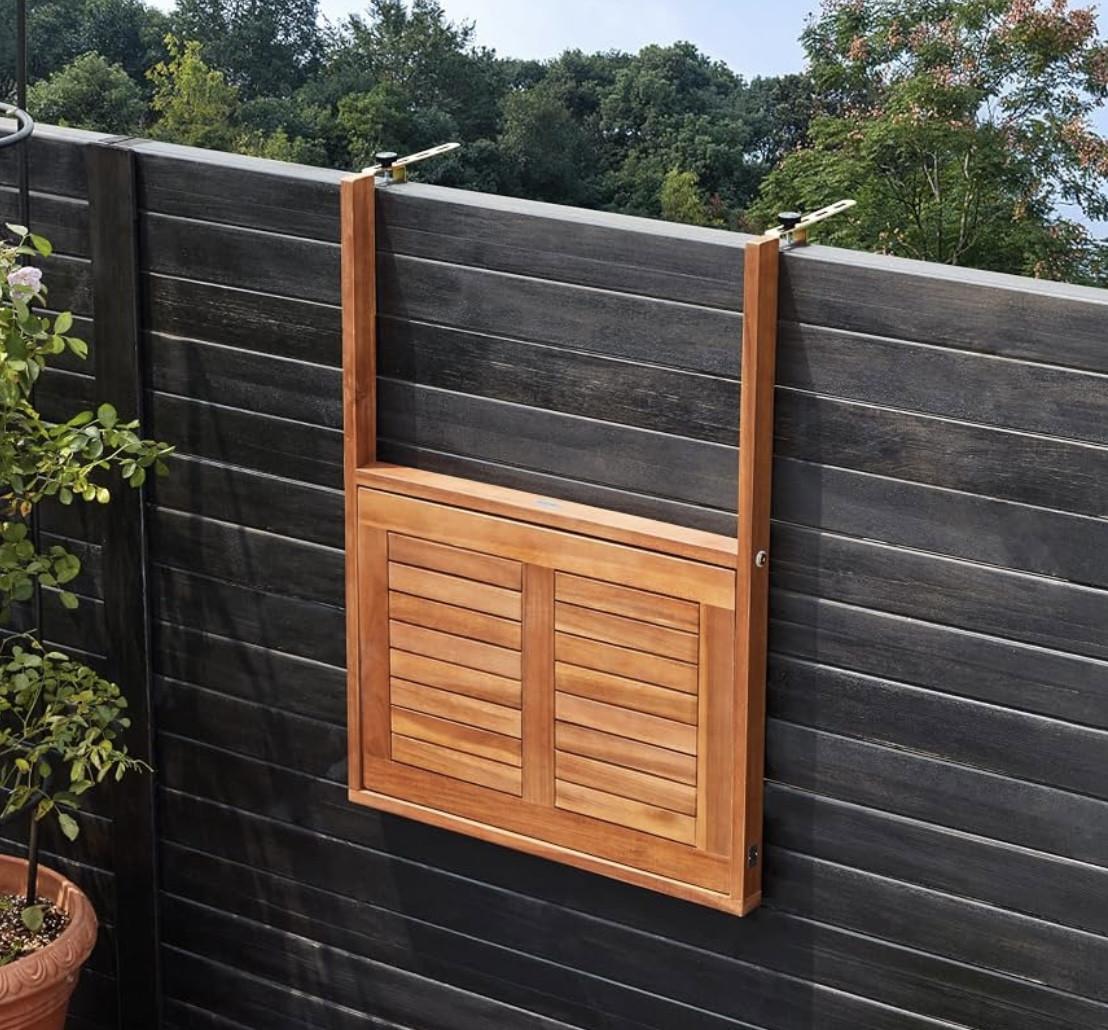 Nieuwe hardhouten inklapbare balkontafel