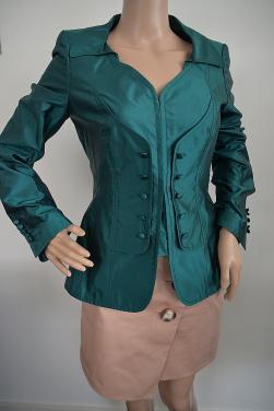 Rena Lange: Nieuwe blazer smaragdgroen maat 38