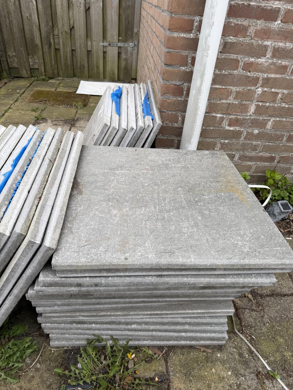 Tuintegels 60 x 60 28 stuks