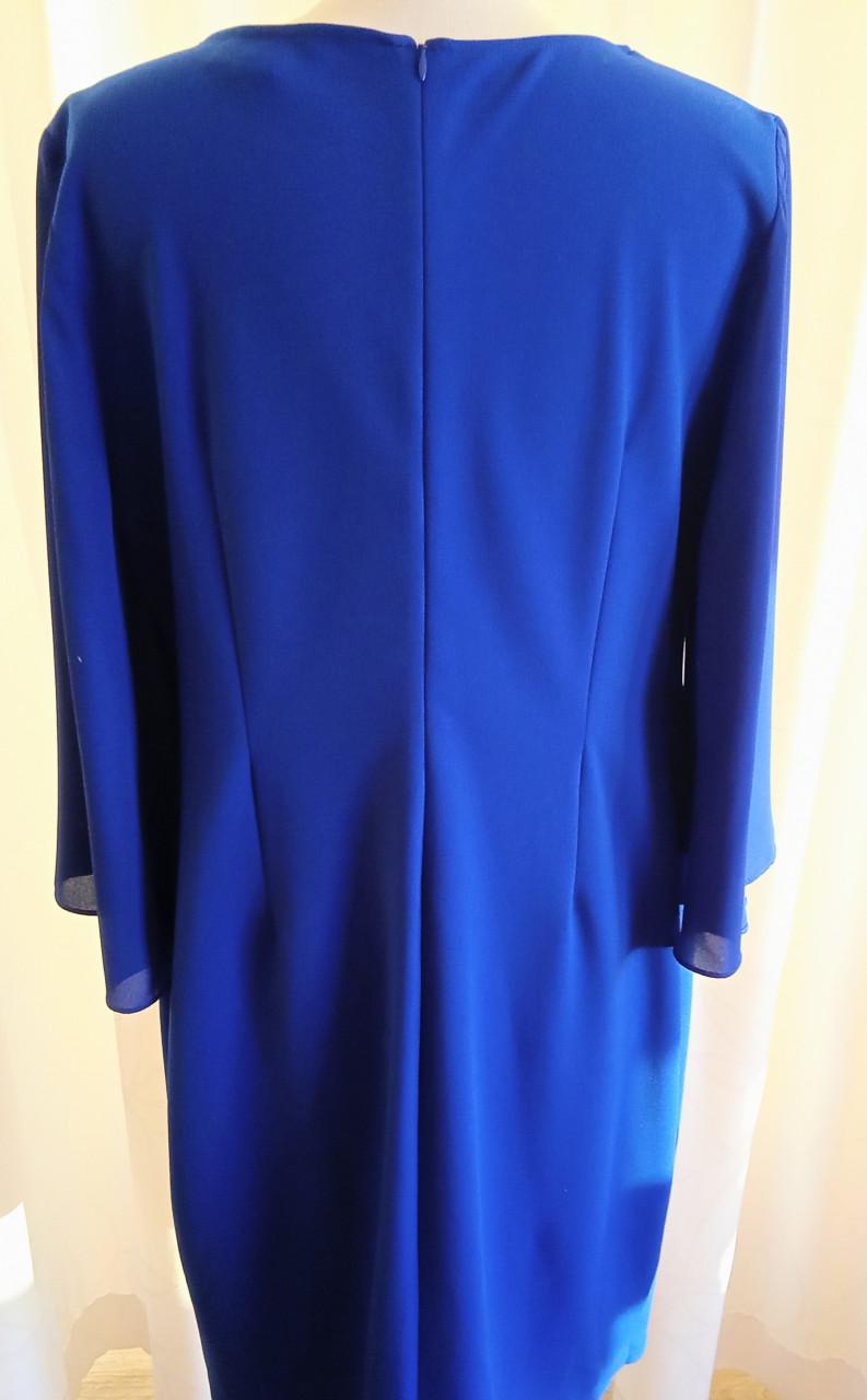 Prachtige koningsblauwe jurk van het bekende merk Joseph Ribkoff.