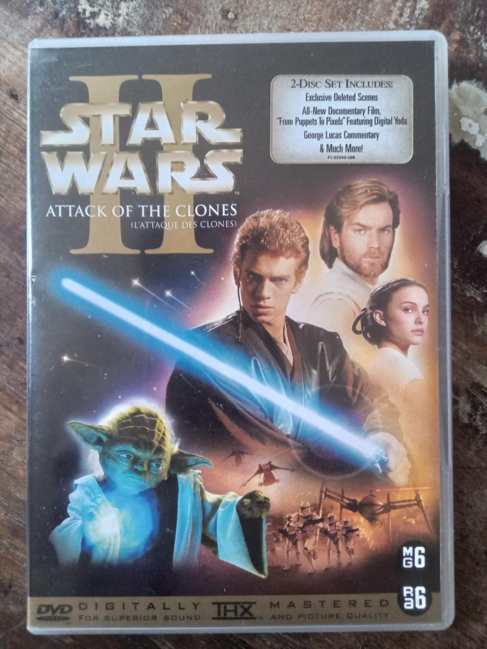 Dvd star wars Attack if the clones