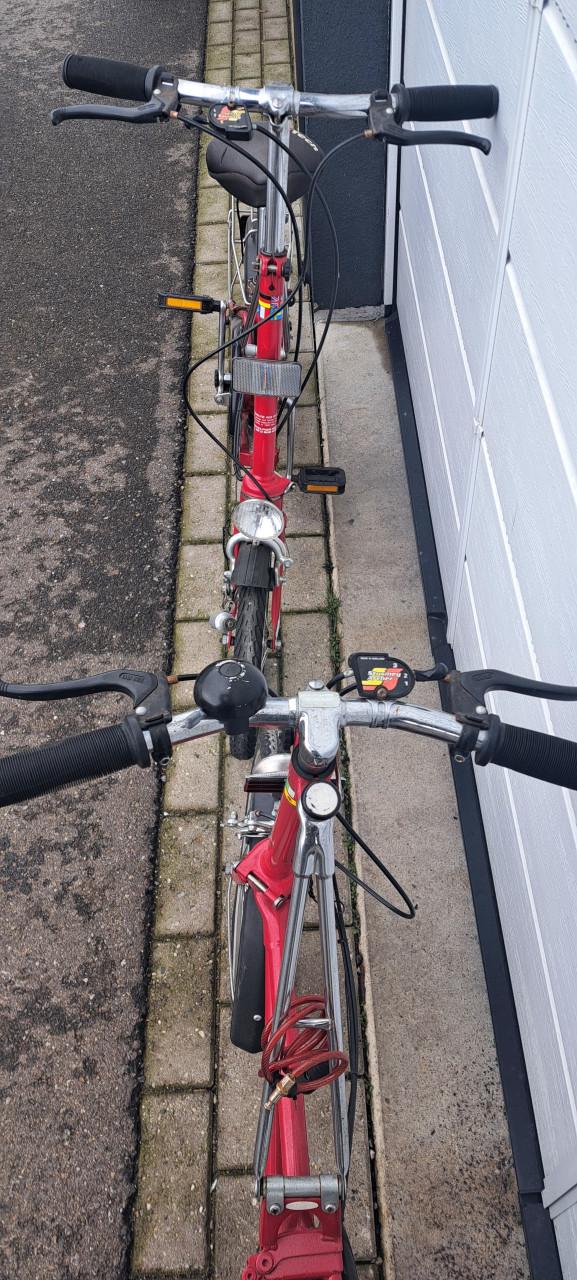 2x vouwfietsen