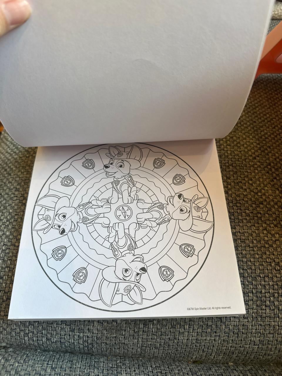 Mandala kleurboek paw patrol