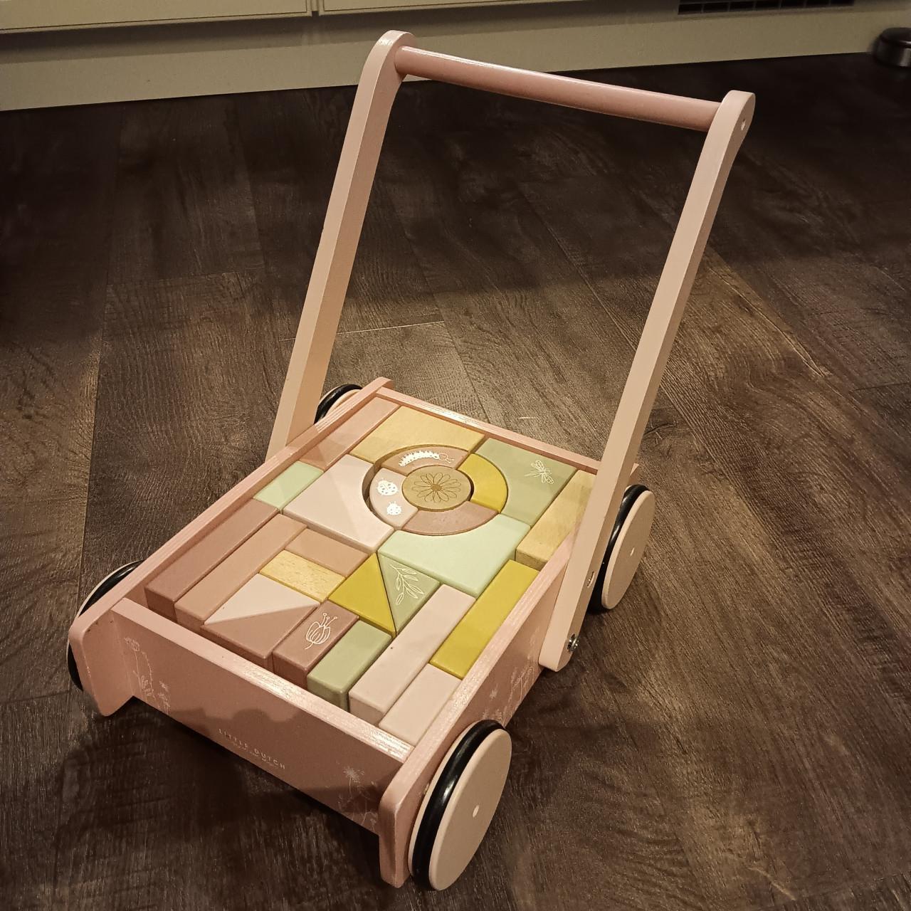 Little dutch loopkar met blokken