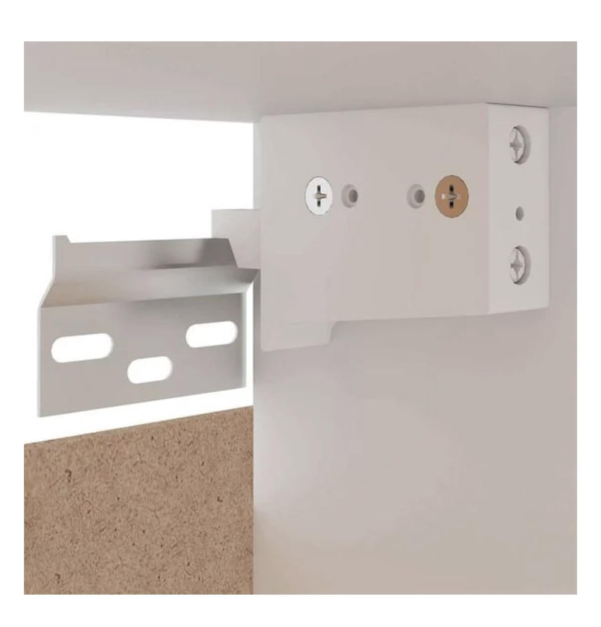 Nieuwe hangkast 80 x 60 x 31 cm / Kleur wit