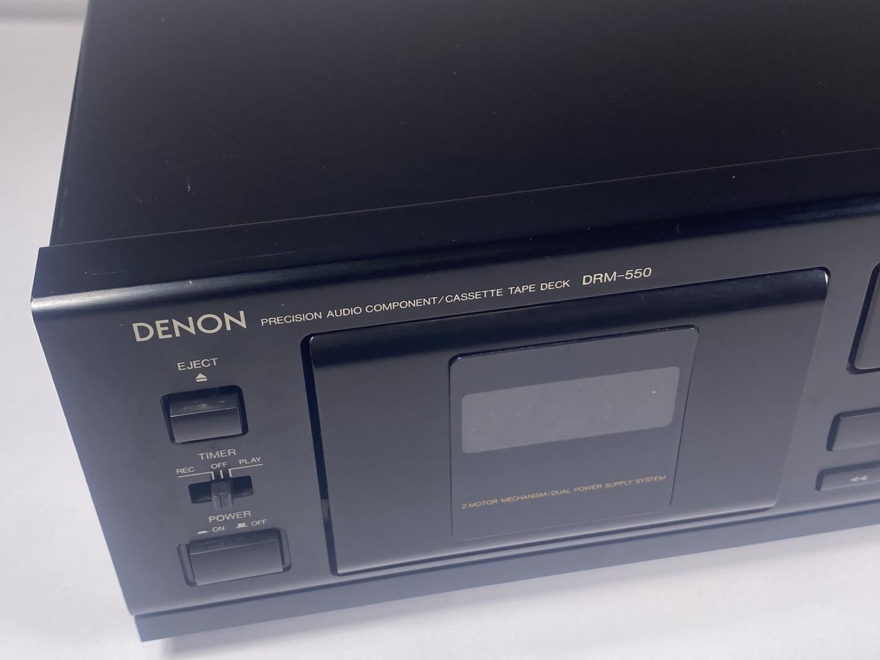 DENON DRM-550 cassette-deck (Dolby B-C/HX-pro)