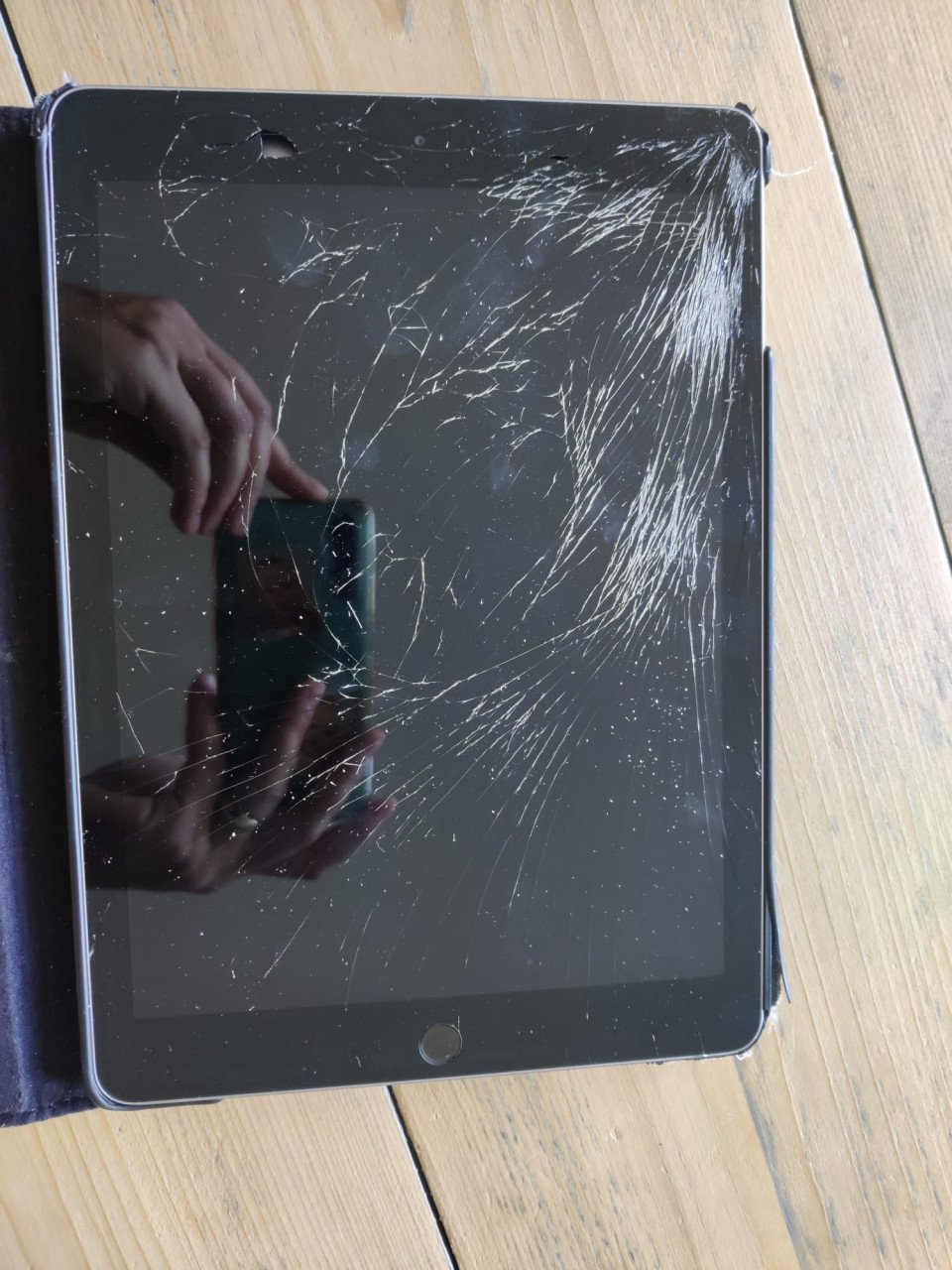 Ipad kapot scherm