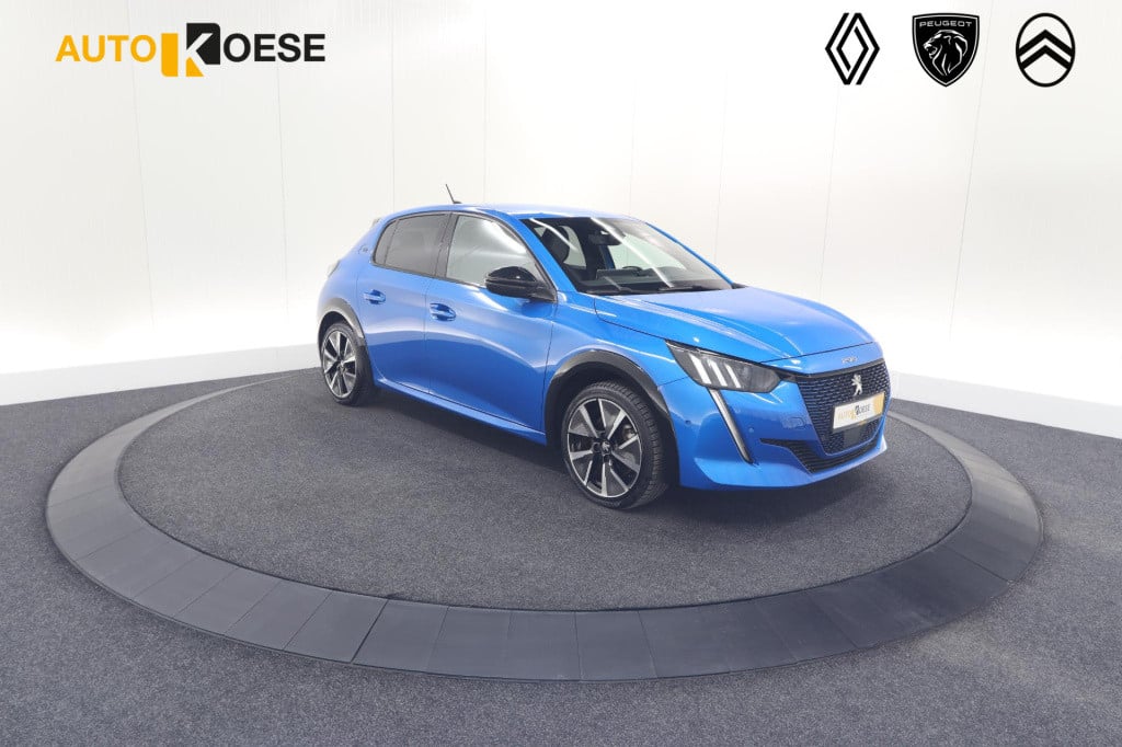 Peugeot 208 ev gt pack 50 kwh | camera | adapieve cruise control | stoelver