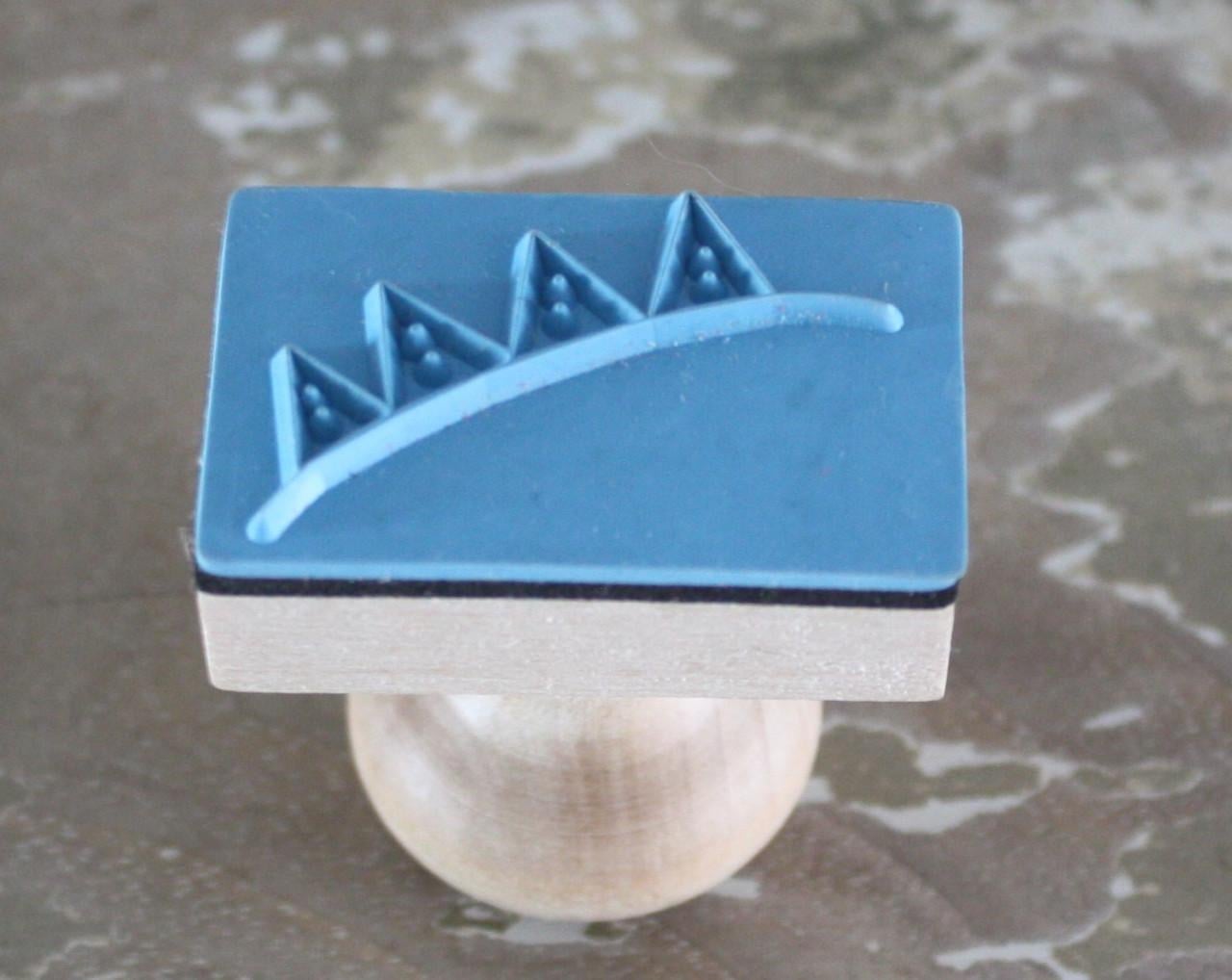 Nieuwe stempel met vlaggetjes