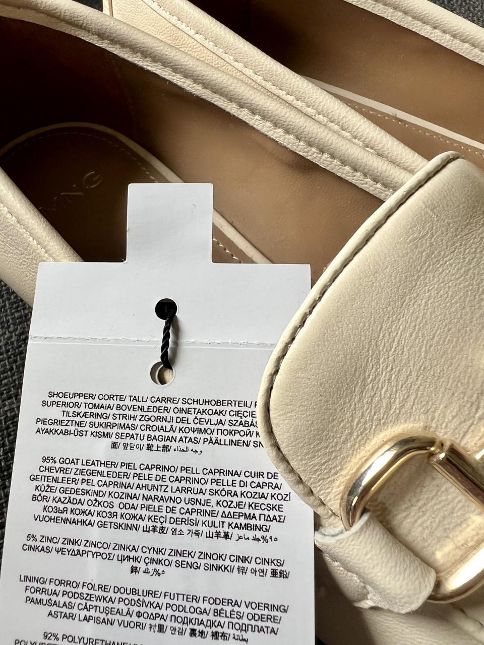Leren loafers, maat 36, nieuw met label