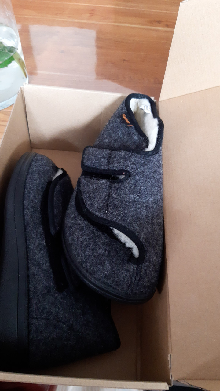Pantoffels voor medisch gebruik verbandpantoffels fischer nieuw maat 38 L