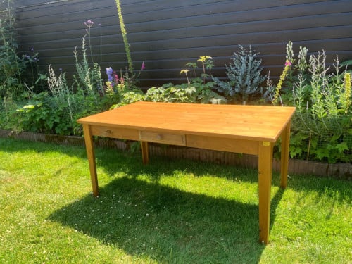 Grenen tafel 160x90