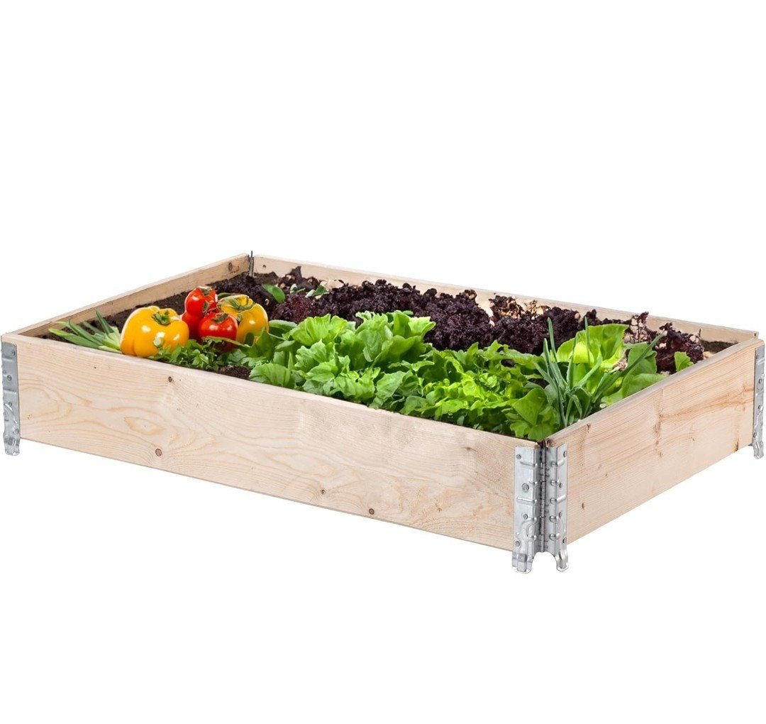 Moestuin bakken / palletranden