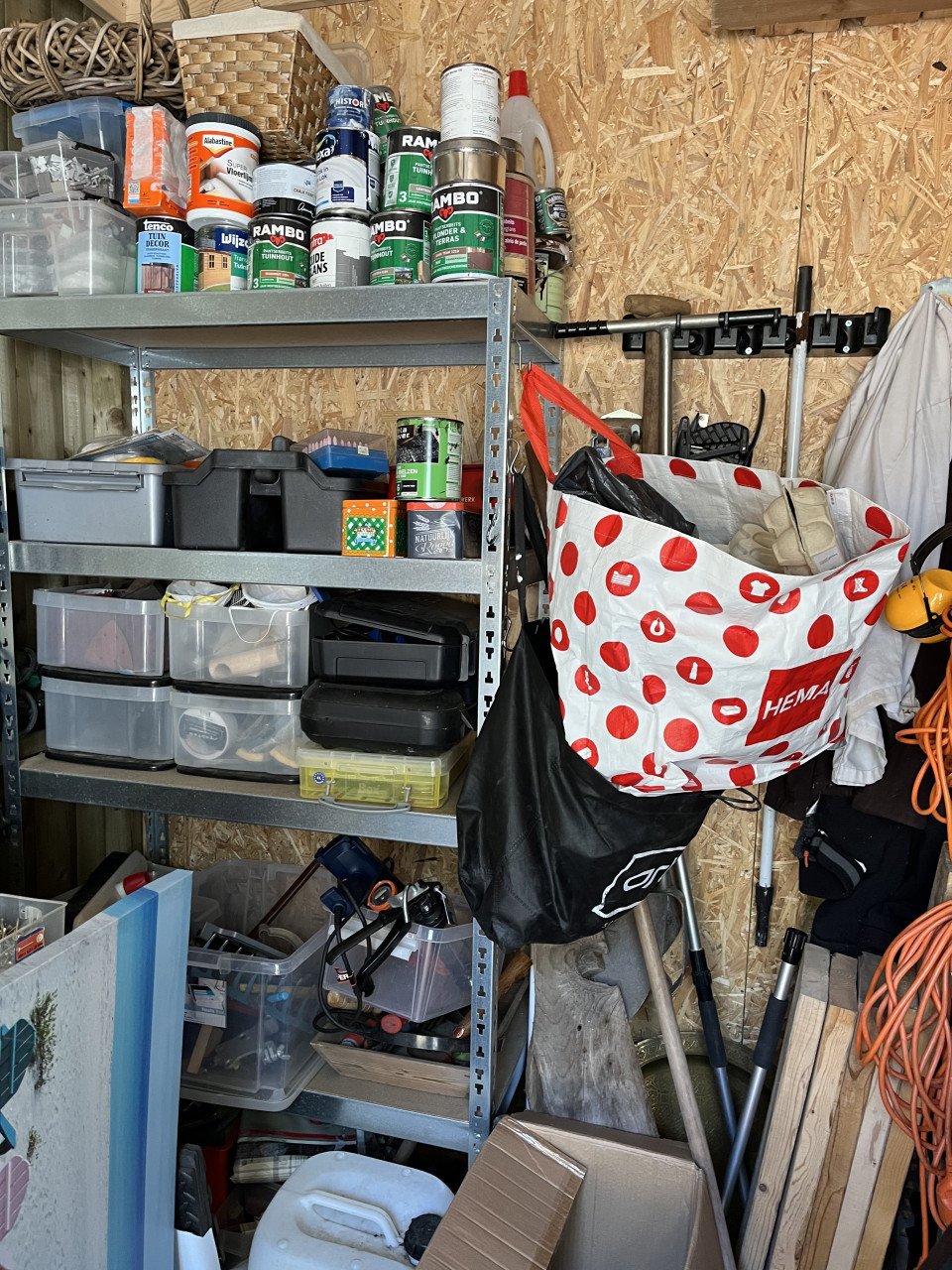 Opberg Rek Aluminium stelling