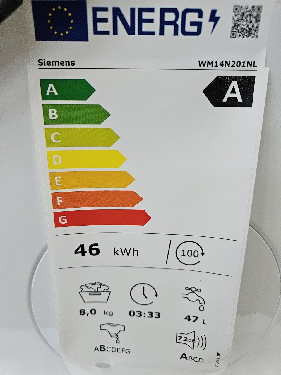 Siemens wasmachine