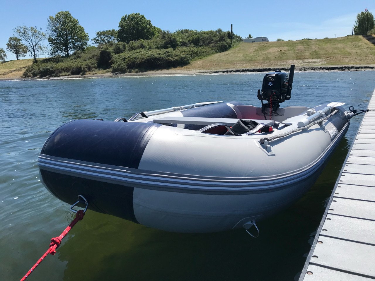 Rubberboot TZ 330 AL Suzuki motor + trailer + accessoires (vaarbewijs vrij)