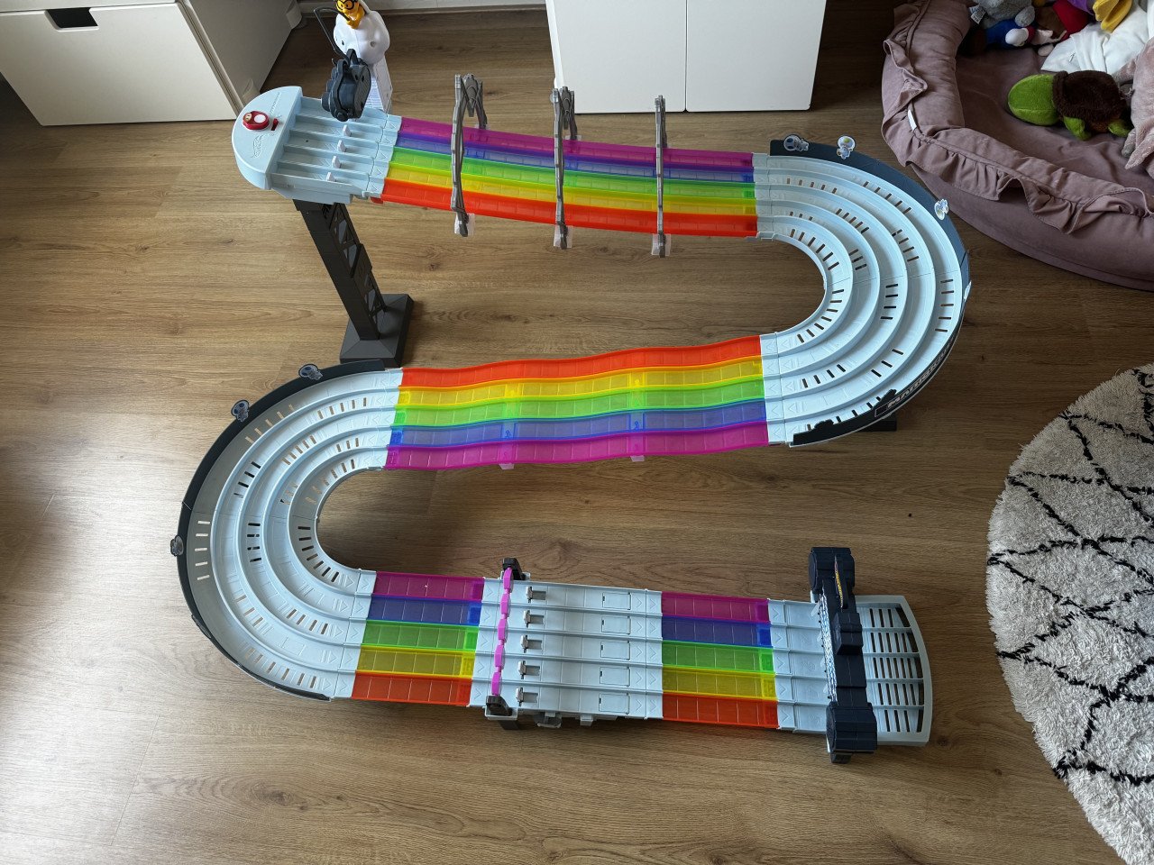 Hot wheels Mario kart regenboogbaan