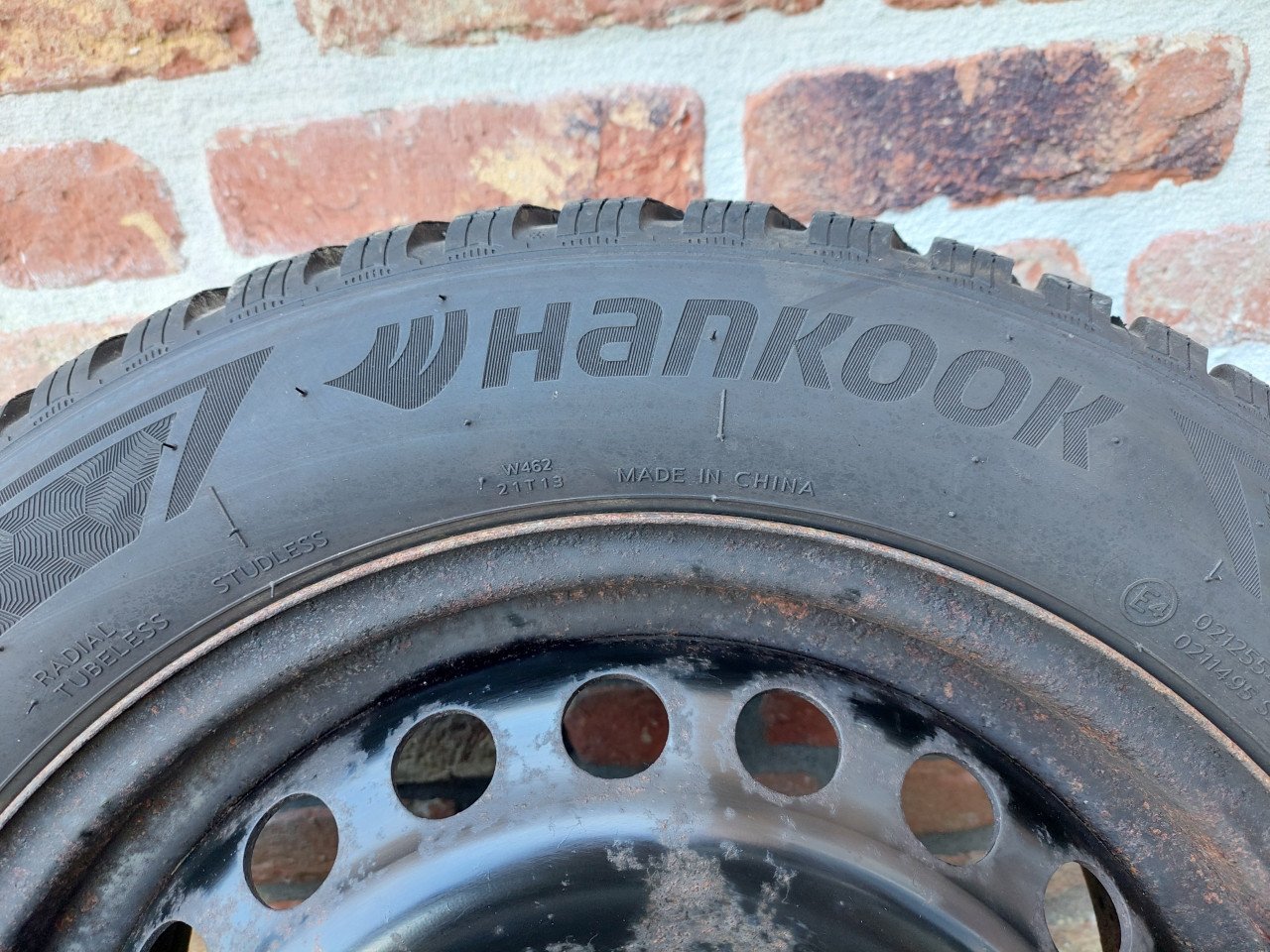 Set Winterbanden op stalen velgen (205/55R16)