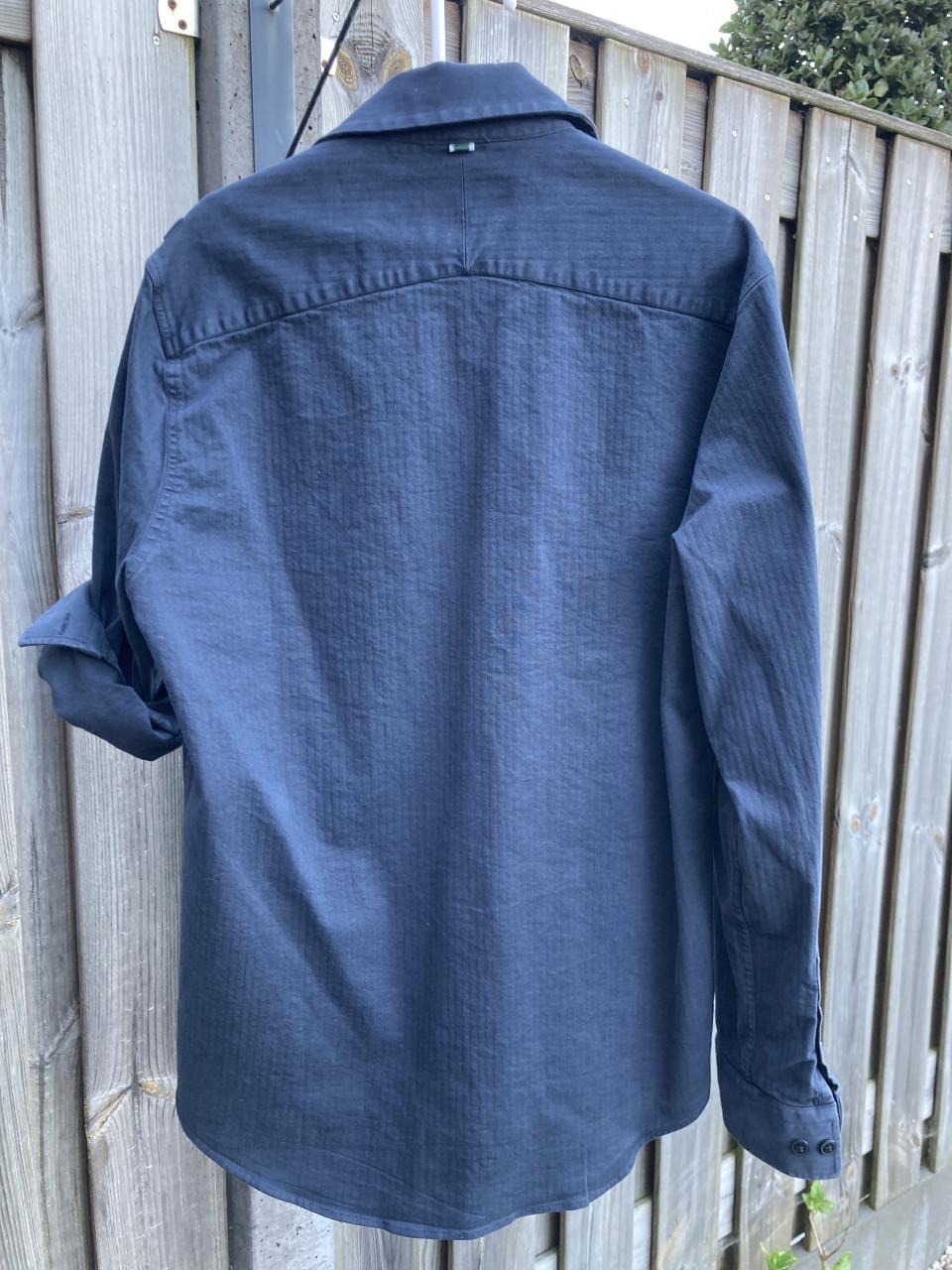 Butcher of blue blouse heren maat S