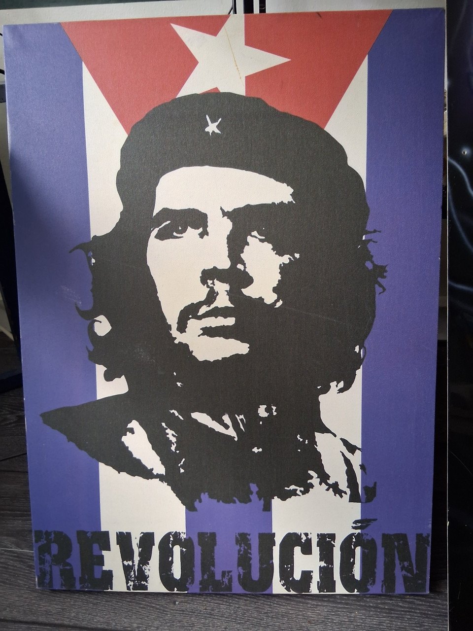 Che guevara revolucion op canvas