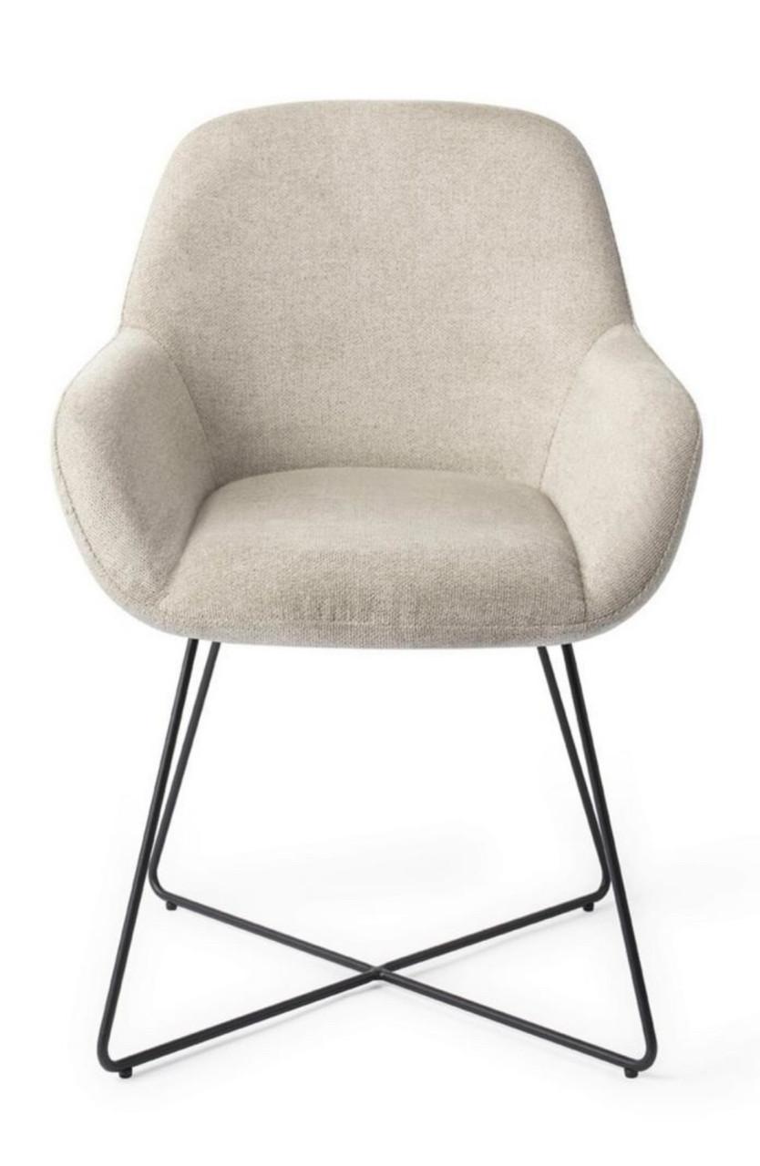 4 eetkamerstoelen Jesper Home Kushi ivory ivy