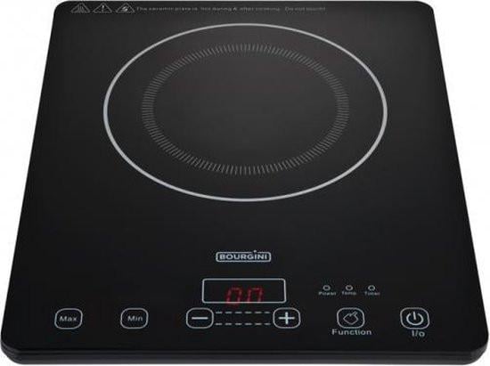 Bourgini inductie kookplaat 2000 W met boekje als nieuw