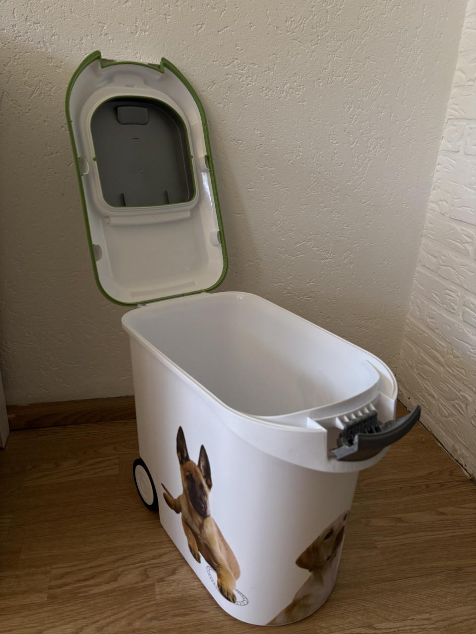 Z.g.a.n. voorraad Opbergcontainer hondenvoer 12 kg, 35 liter