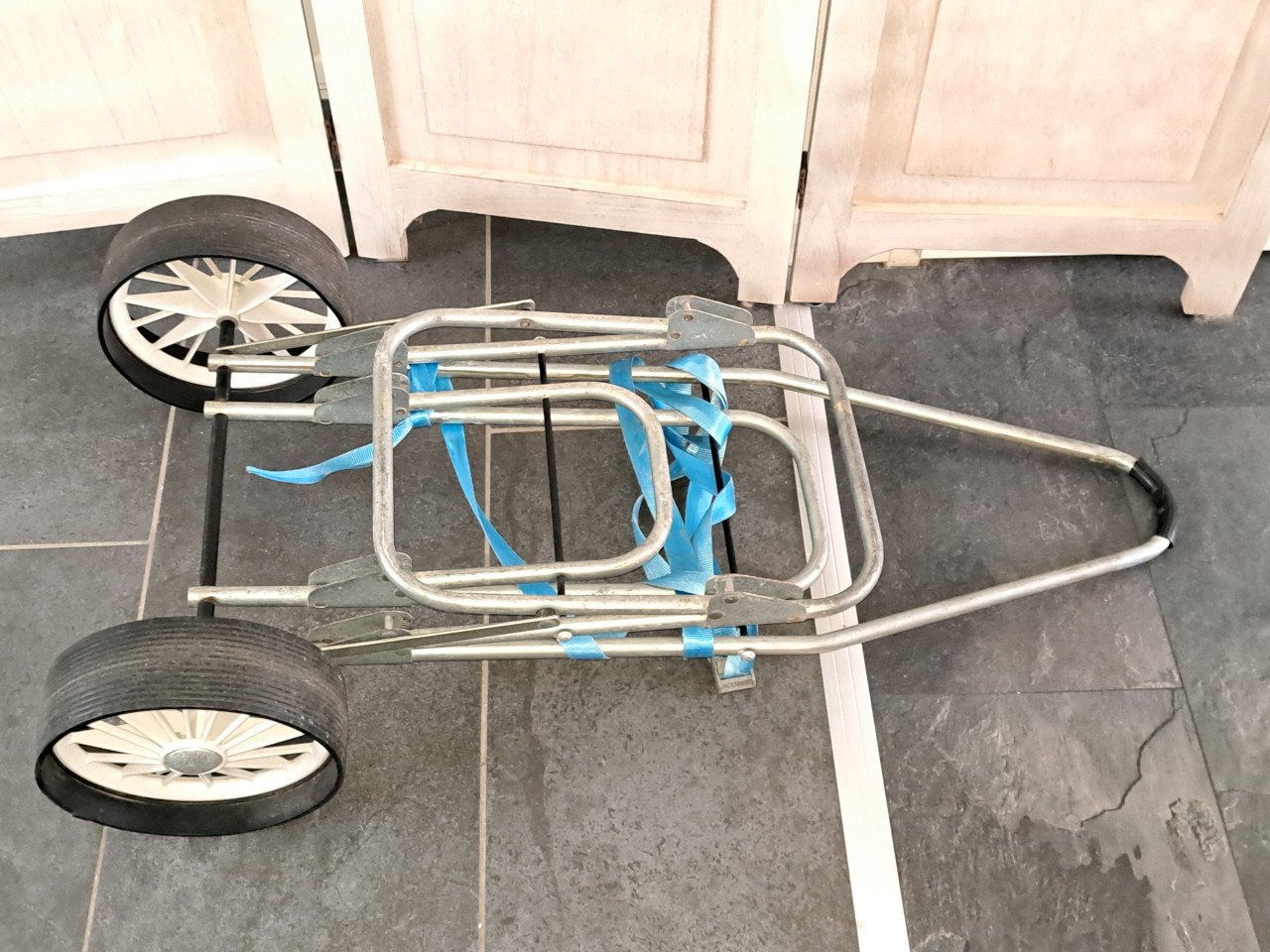Luxe, inklapbare en stevige trolley-transporteer je strand(vis)spullen snel