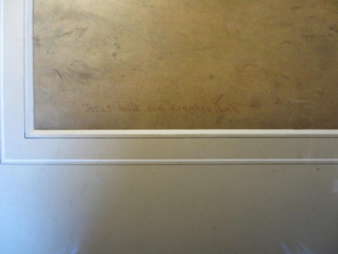 Jesus heilt ein krankes Kind, Gabriel Max