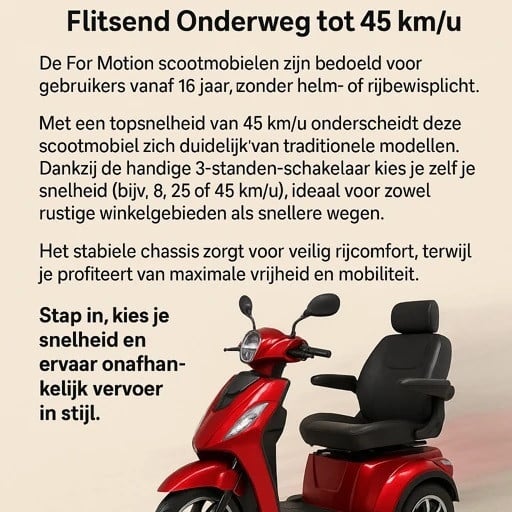 Scootmobiel-Goes is dealer van de ForMotion scootmobielen,