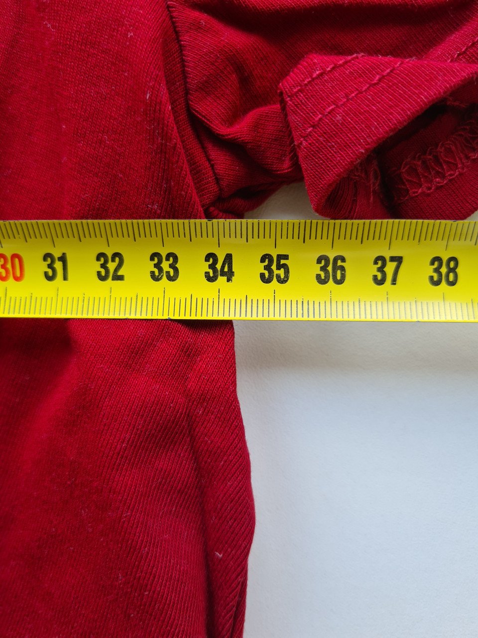 Bordeau rood shirt met knoop detail Mt 128-134