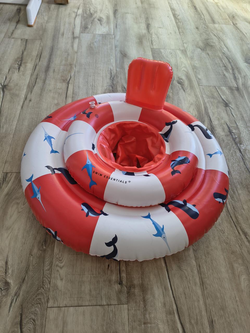 Prachtige rood witte babyfloat, baby zwembad Swim Essentials