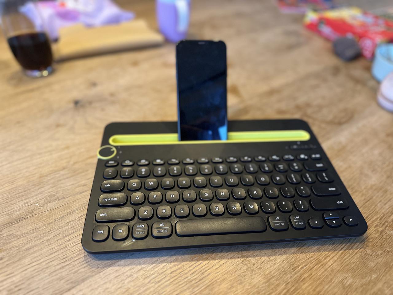 Logitech Bluetooth Multi-Device Keyboard K480 (Qwerty) Zwart