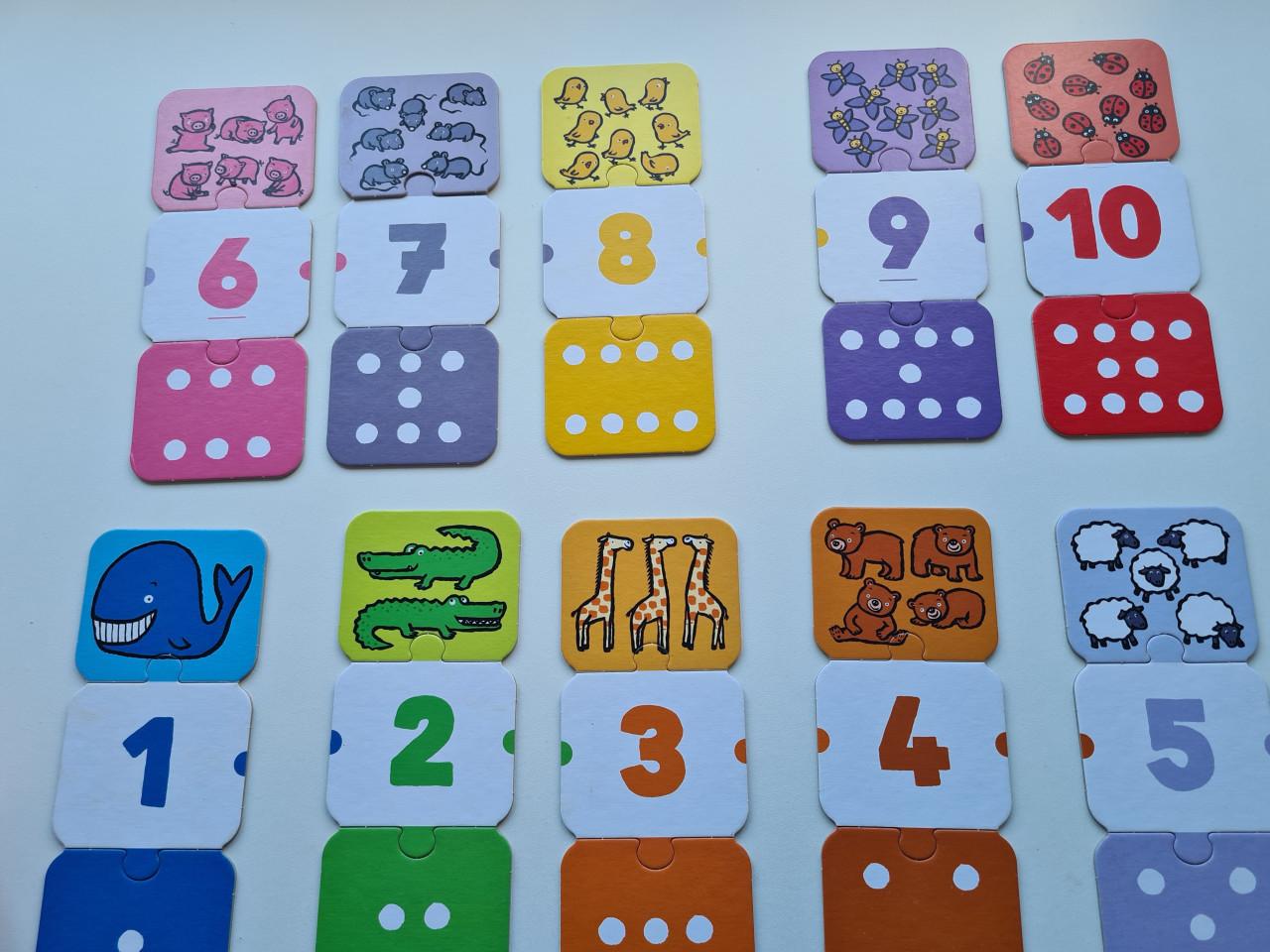 Het educatieve spel "ik leer cijfers" van het merk Jumbo.3+