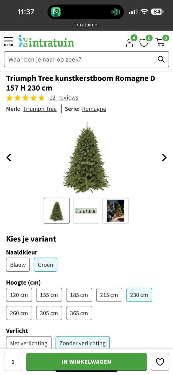 Triumph Kunst Kerstboom