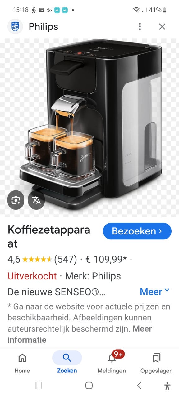 Koffiezetapparaat Philips Senseo