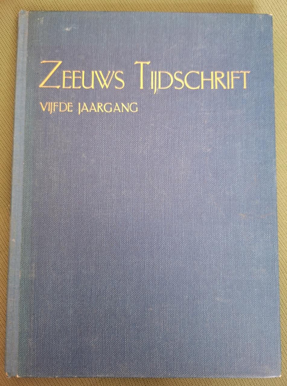Zeeuws Tijdschrift, gebonden jaargangen 1955, 1956, 1986,1988, 1989,