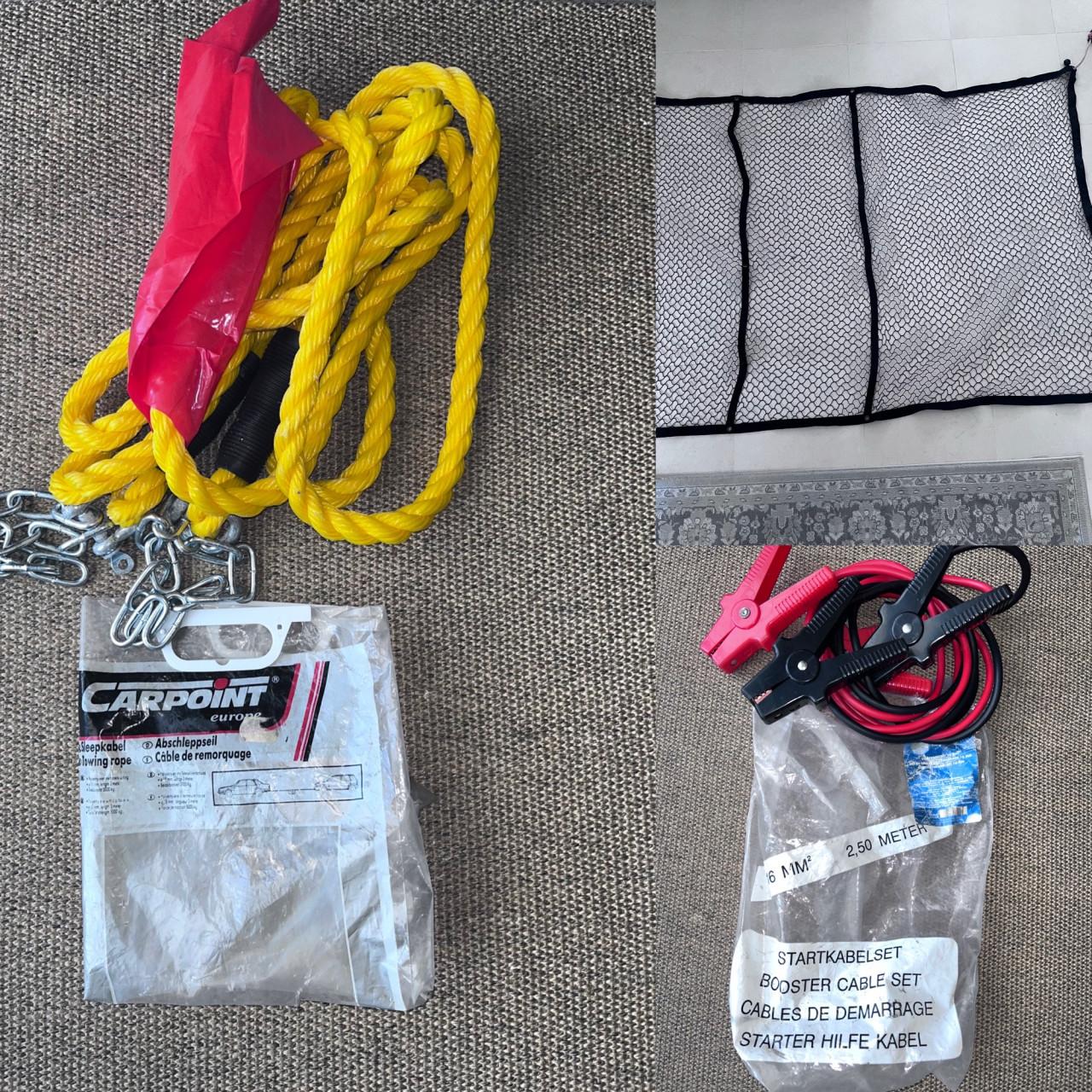 Bagagenet,sleepkabel en startkabelset