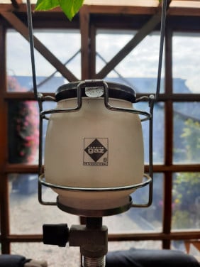 Te koop camping gas lamp