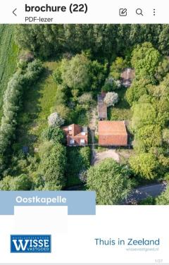 Huis, 1,5 ha, Wisse Makelaardij Oostkapelle. Stille verkoop. Biedtermijn.