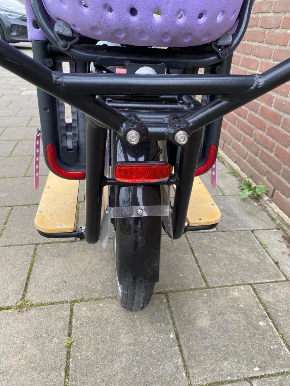 Electrische longtail transportfiets radwagon 4 zwart