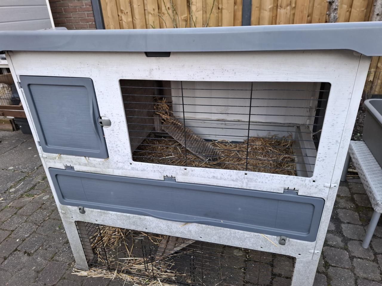 Konijnenhok kunststof